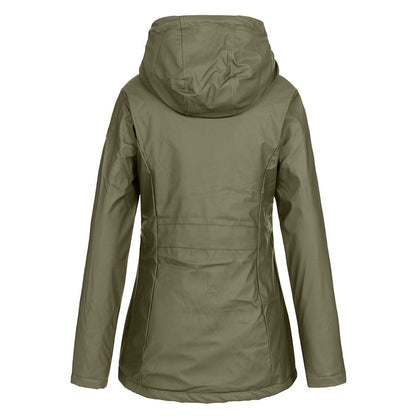Women’s Fleece-Lined Hooded Winter Outdoor Sports Jacket
