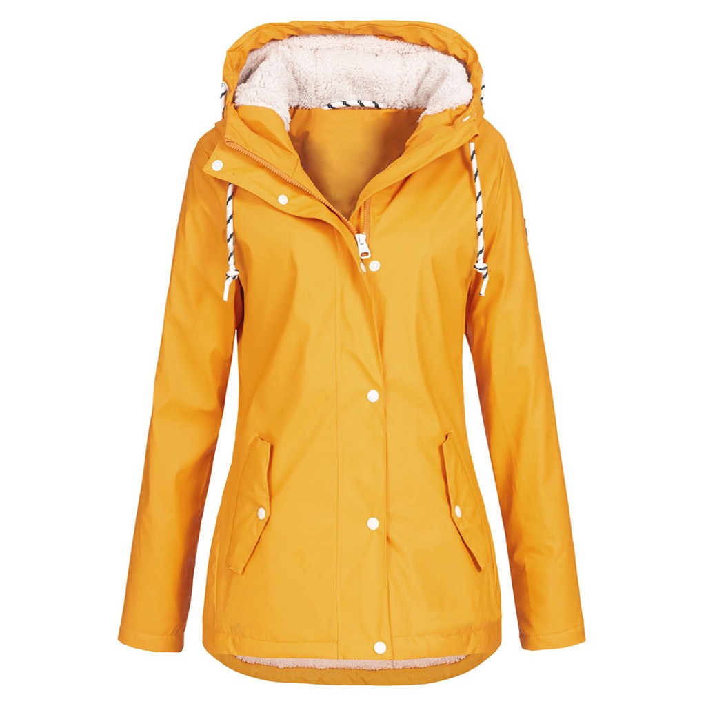 Women’s Fleece-Lined Hooded Winter Outdoor Sports Jacket