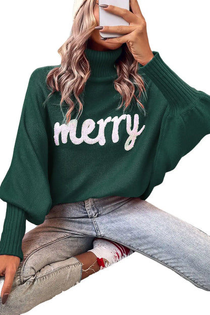 Christmas Stylish High Neck Sweater