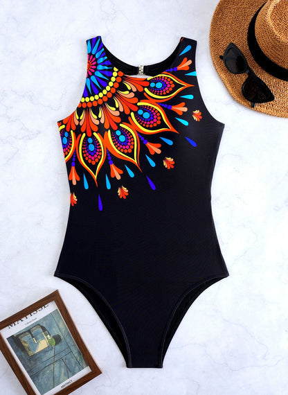 Open-Back Carnival Swimsuit