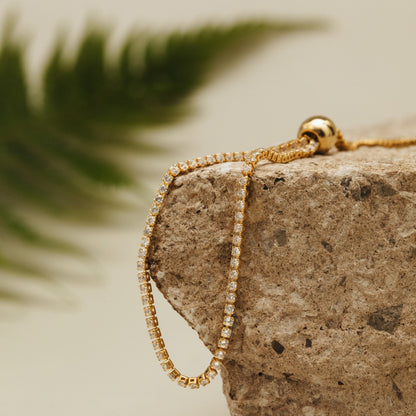 Orelia London Fine Crystal Tennis Slider Bracelet