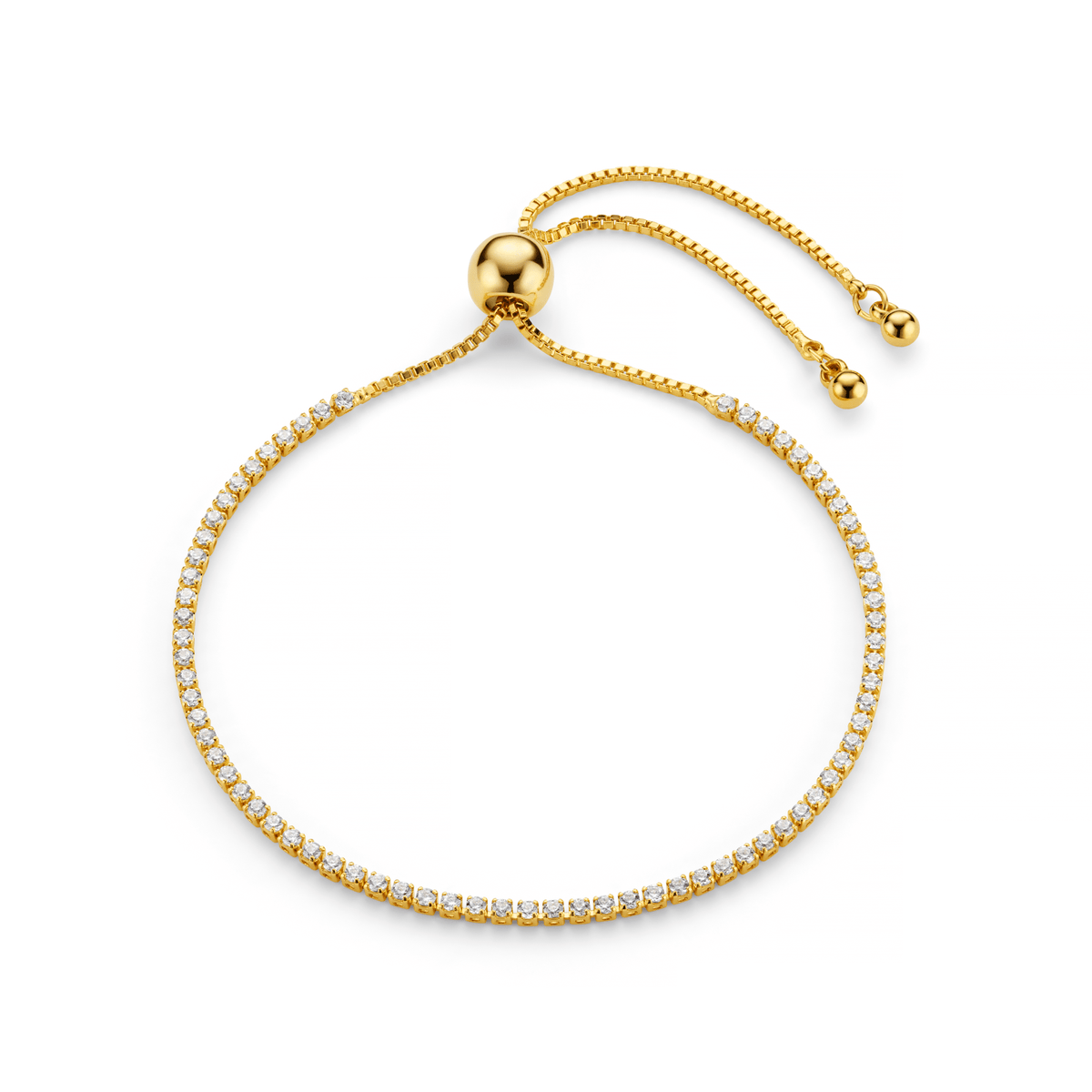 Orelia London Fine Crystal Tennis Slider Bracelet