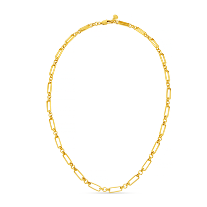 Orelia London LUXE Rectangular Open Link Chain Necklace