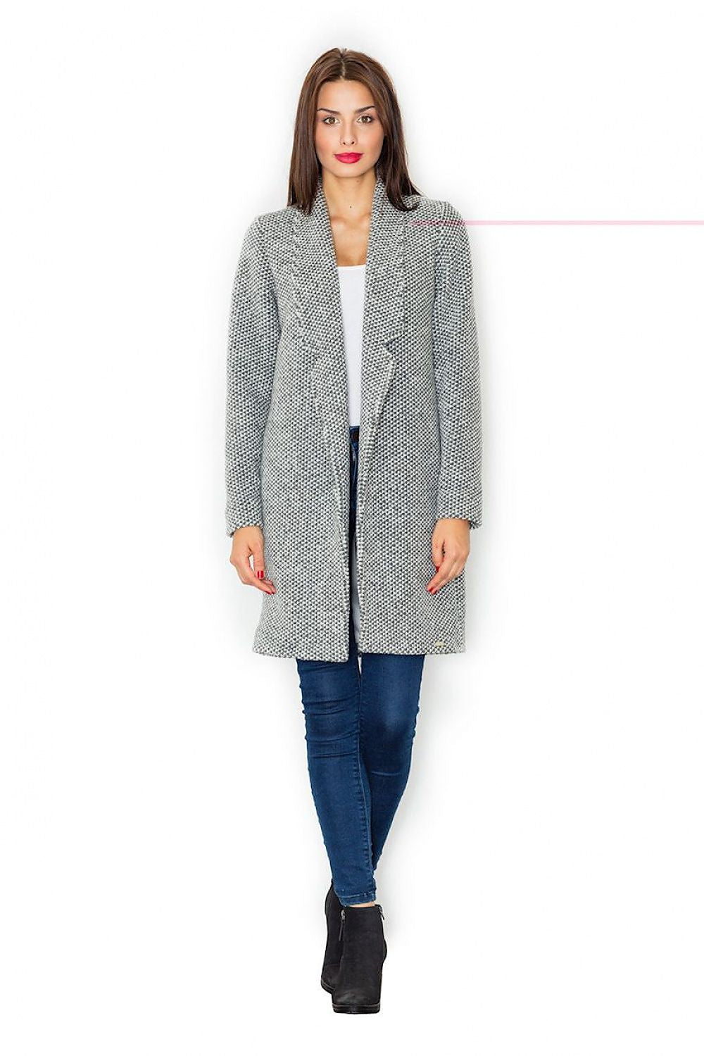 Classic Wool Blend Longline Coat