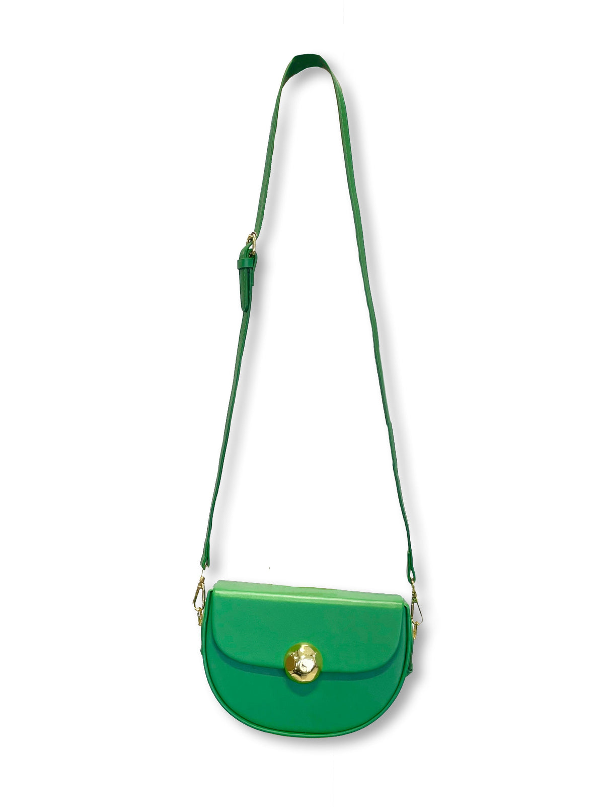 Half Moon Crossbody Bag – Emerald Green
