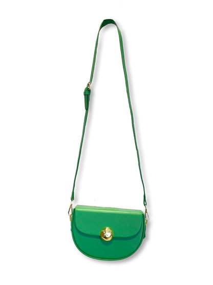Half Moon Crossbody Bag – Emerald Green