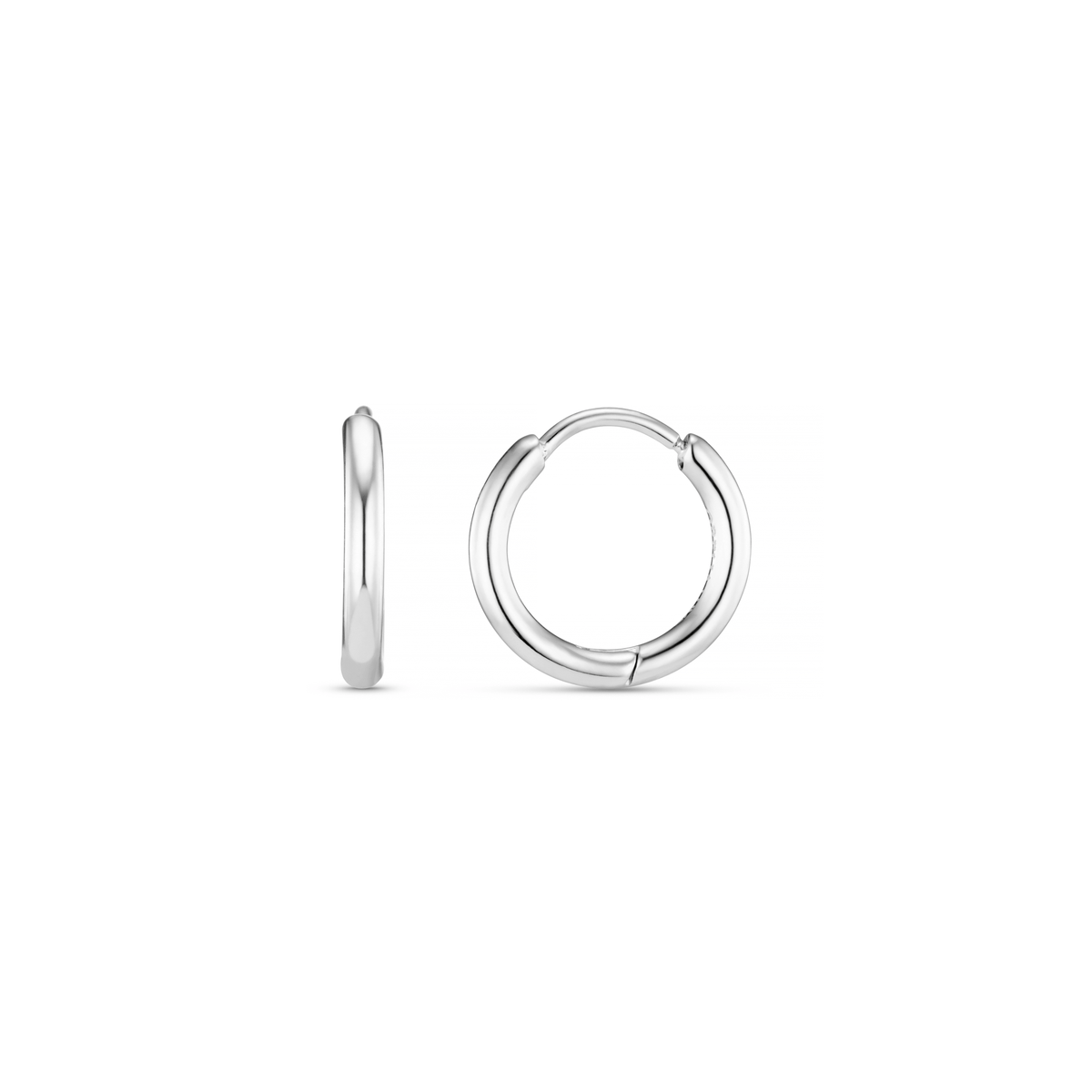 Orelia London LUXE Huggie Hoop Earrings - Silver
