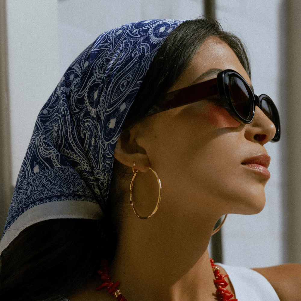 Orelia London Polished Molten Large Hoop Earrings