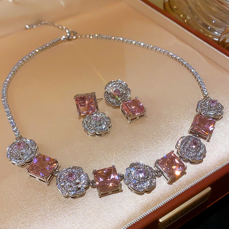 Rosé Bloom Pink Zircon Jewellery