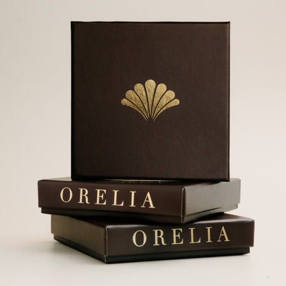LUXE Linear T-Bar Drop Hoop Earrings - Silver by Orelia London