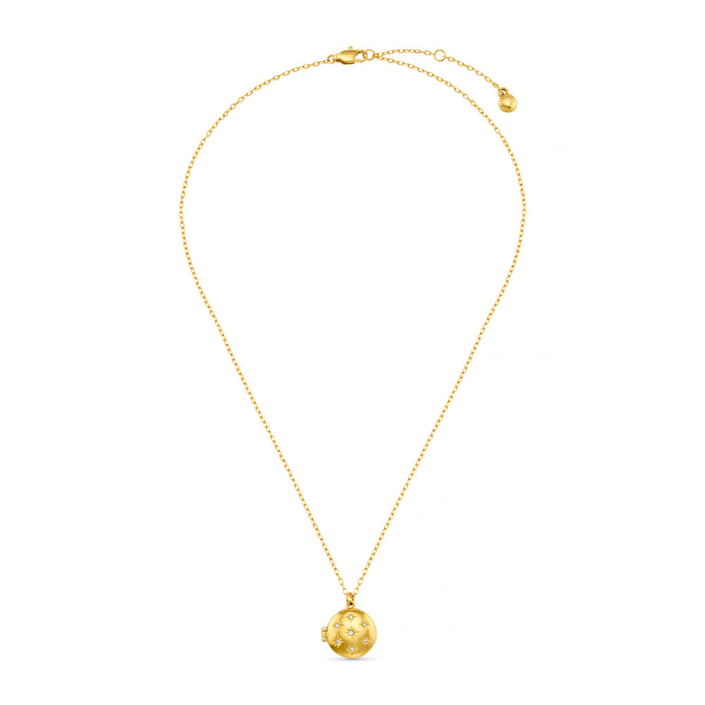 LUXE Starburst Locket Necklace by Orelia London