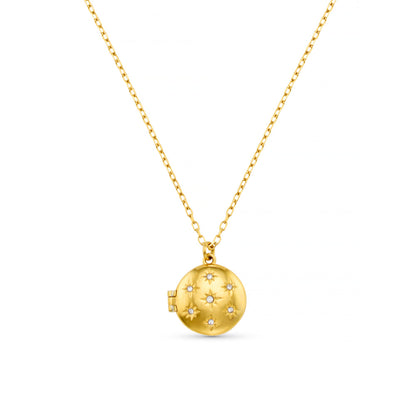 LUXE Starburst Locket Necklace by Orelia London