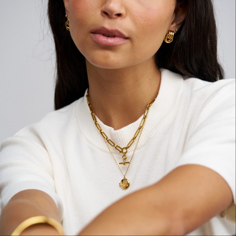LUXE Starburst Locket Necklace by Orelia London