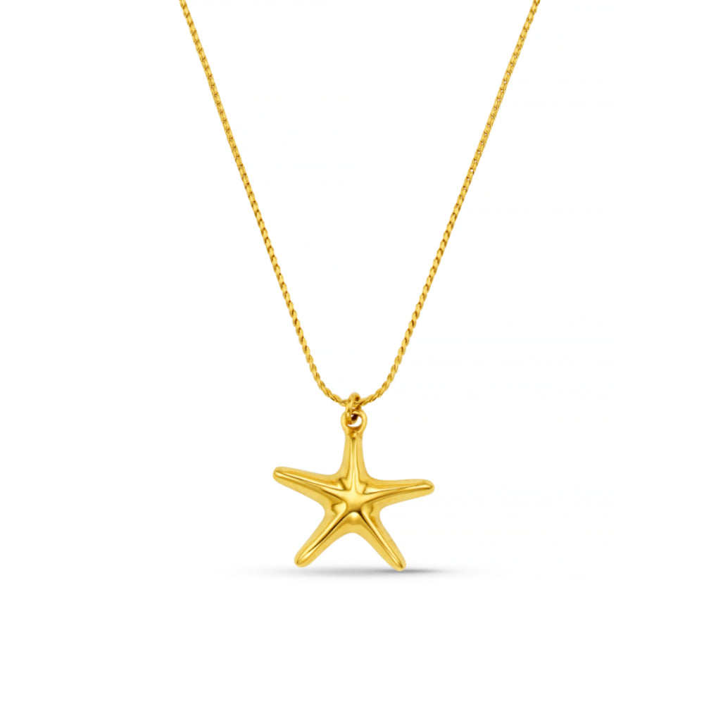 LUXE Starfish Charm Necklace by Orelia London