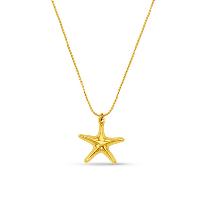 LUXE Starfish Charm Necklace by Orelia London