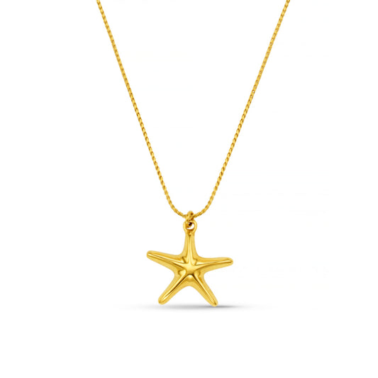 LUXE Starfish Charm Necklace by Orelia London