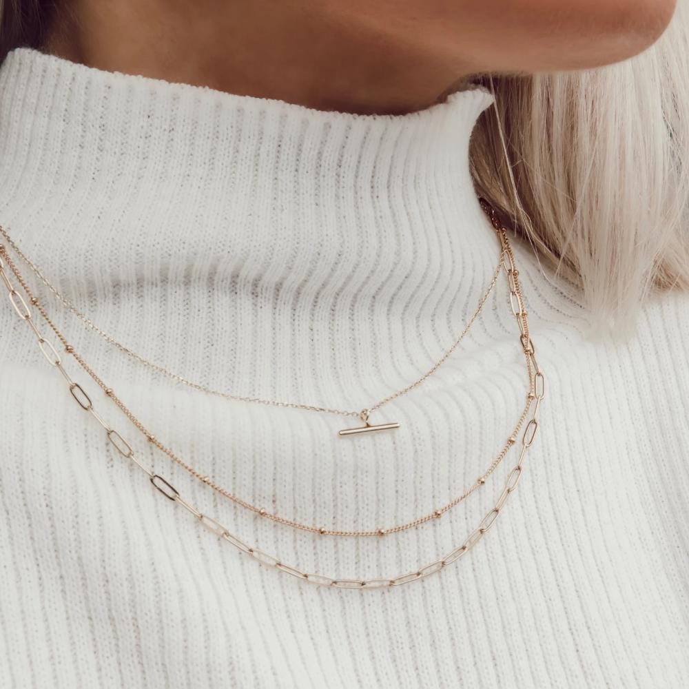 Orelia London Satellite Chain Necklace - Short