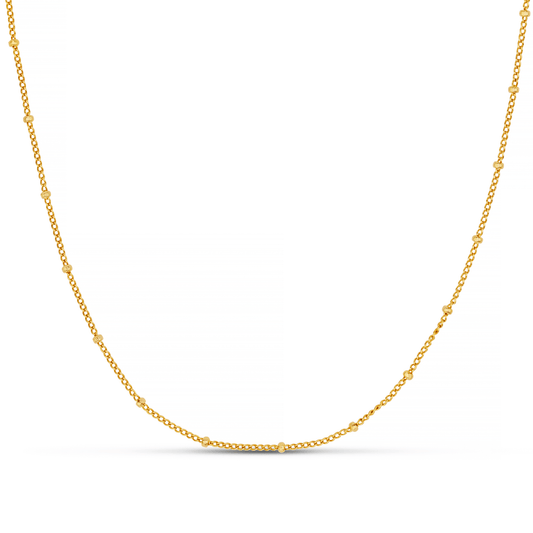 Orelia London Satellite Chain Necklace - Short