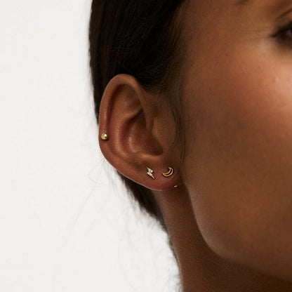Orelia London Celestial Stud Pack Ear Party - Gold