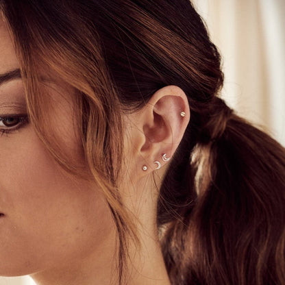 Orelia London Celestial Stud Pack Ear Party - Silver